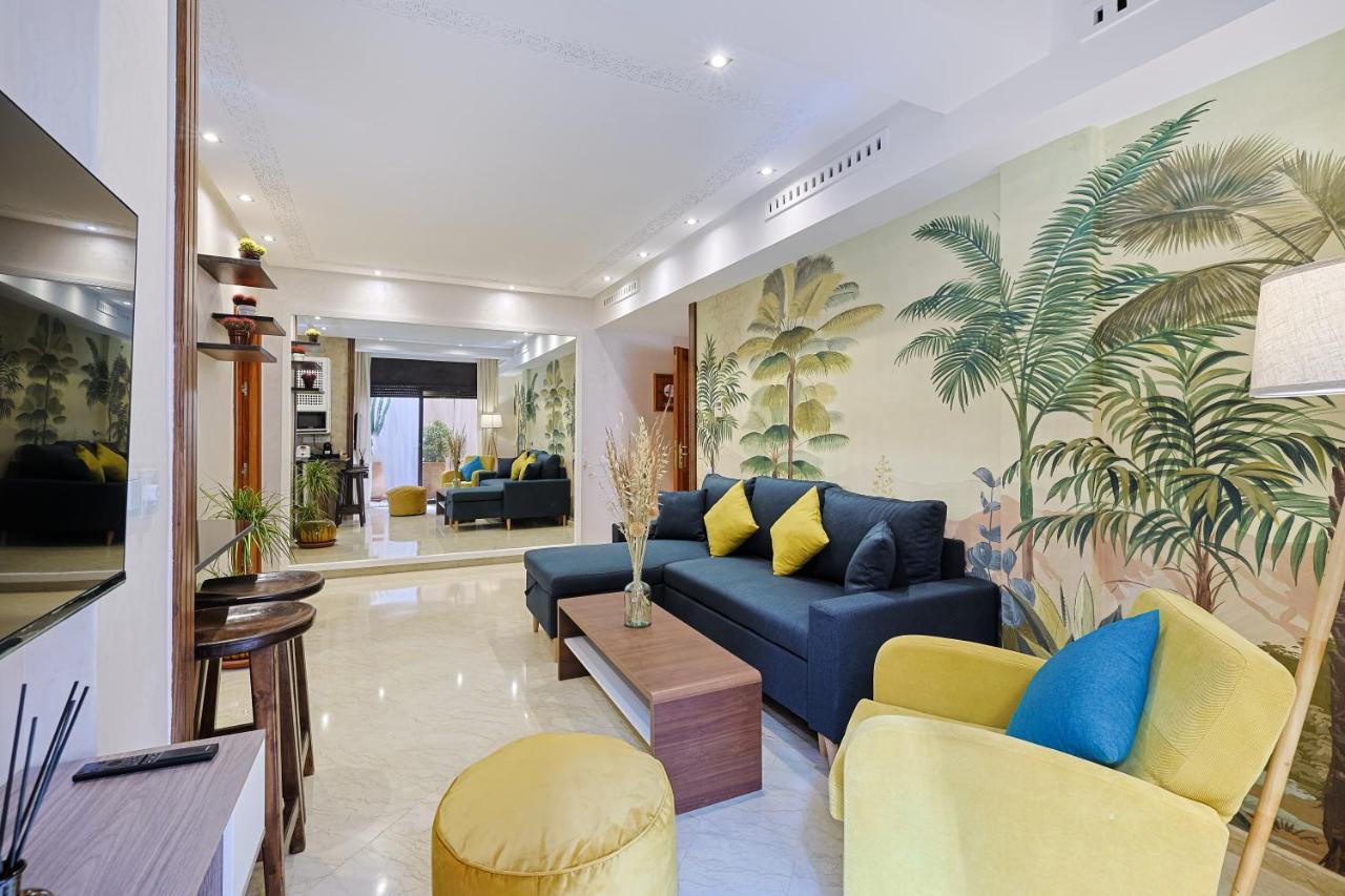Oasis - Appartement Authentique A Gueliz マラケシュ エクステリア 写真
