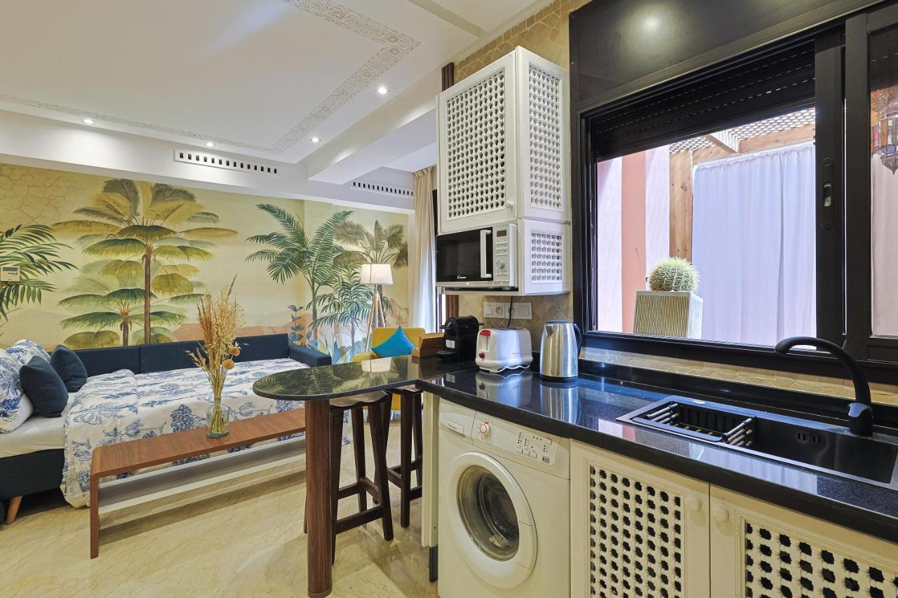 Oasis - Appartement Authentique A Gueliz マラケシュ エクステリア 写真