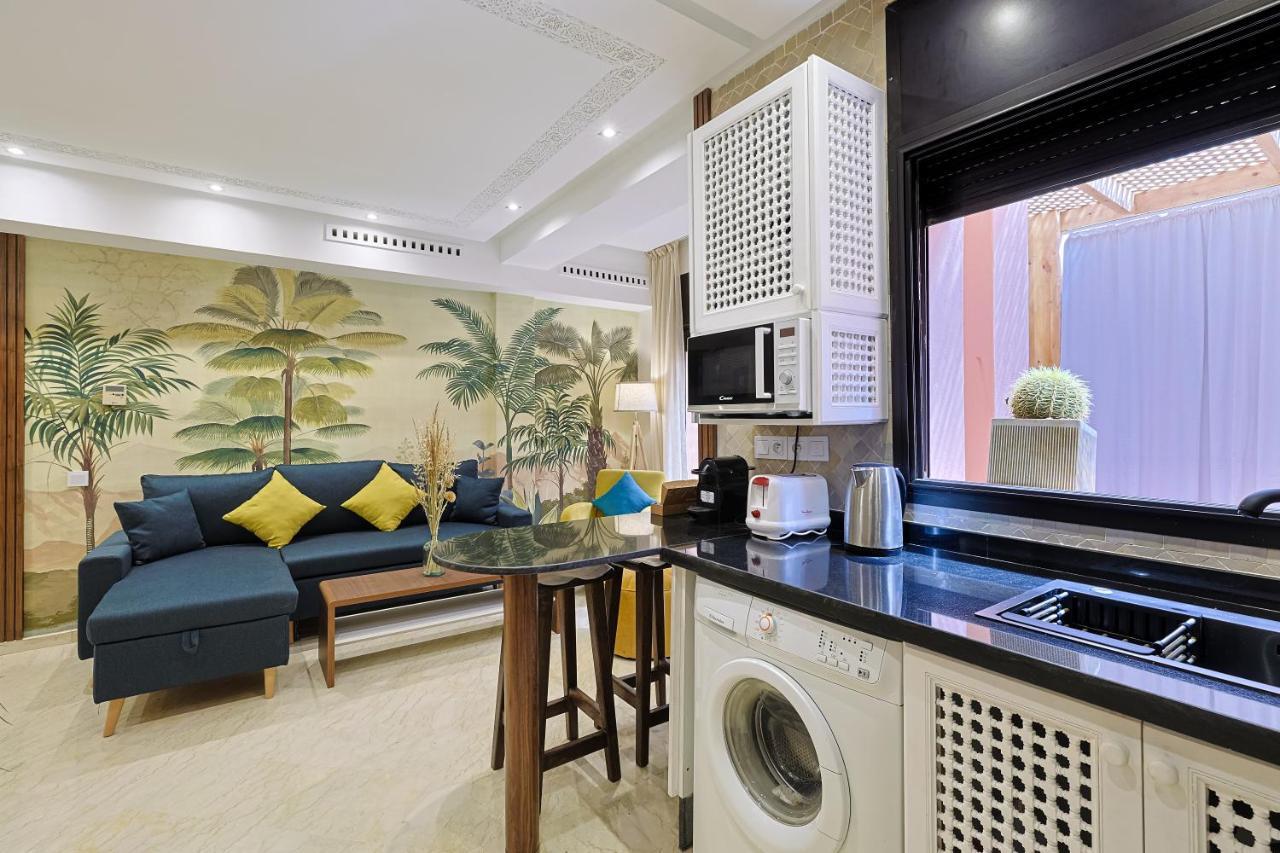Oasis - Appartement Authentique A Gueliz マラケシュ エクステリア 写真